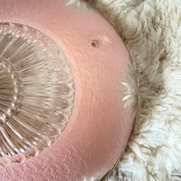 Charming Pink Bedroom Glass Ceiling Light Shade Art Deco Ceiling Light Shade - Picture 12 of 14